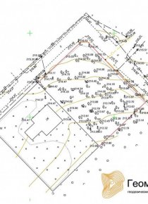 Топосъемка частного участка. к.п. Надовражино, 0.21 га
