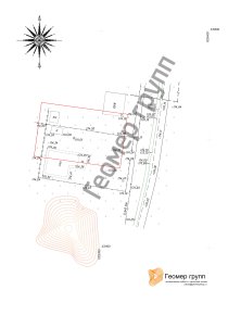 Топографическая съемка частного участка, г. Клин, ул. Перова, 10 соток