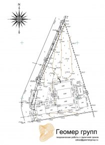 Топосъемка частного участка. Русская деревня, 0.25 га