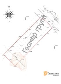 Топографическая съемка частного участка, д. Гологузово, 25 соток