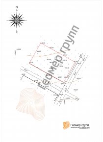 Топографическая съемка частного участка, д. Губино, 10 соток