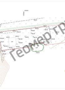 Топографическая съемка частного участка, д. Подтеребово, 18 соток